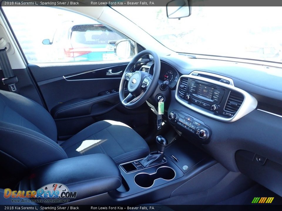 2018 Kia Sorento L Sparkling Silver / Black Photo #13