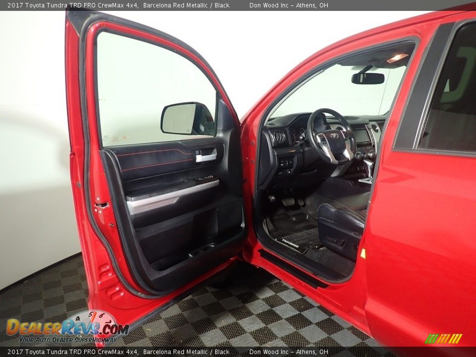 2017 Toyota Tundra TRD PRO CrewMax 4x4 Barcelona Red Metallic / Black Photo #20