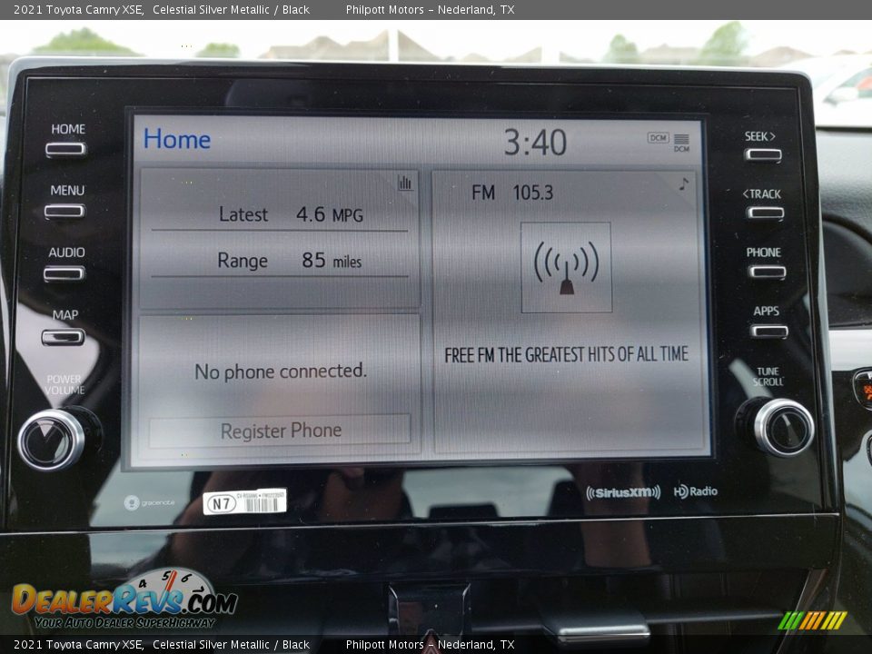 2021 Toyota Camry XSE Celestial Silver Metallic / Black Photo #19