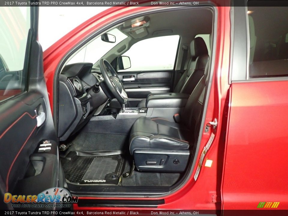 2017 Toyota Tundra TRD PRO CrewMax 4x4 Barcelona Red Metallic / Black Photo #22
