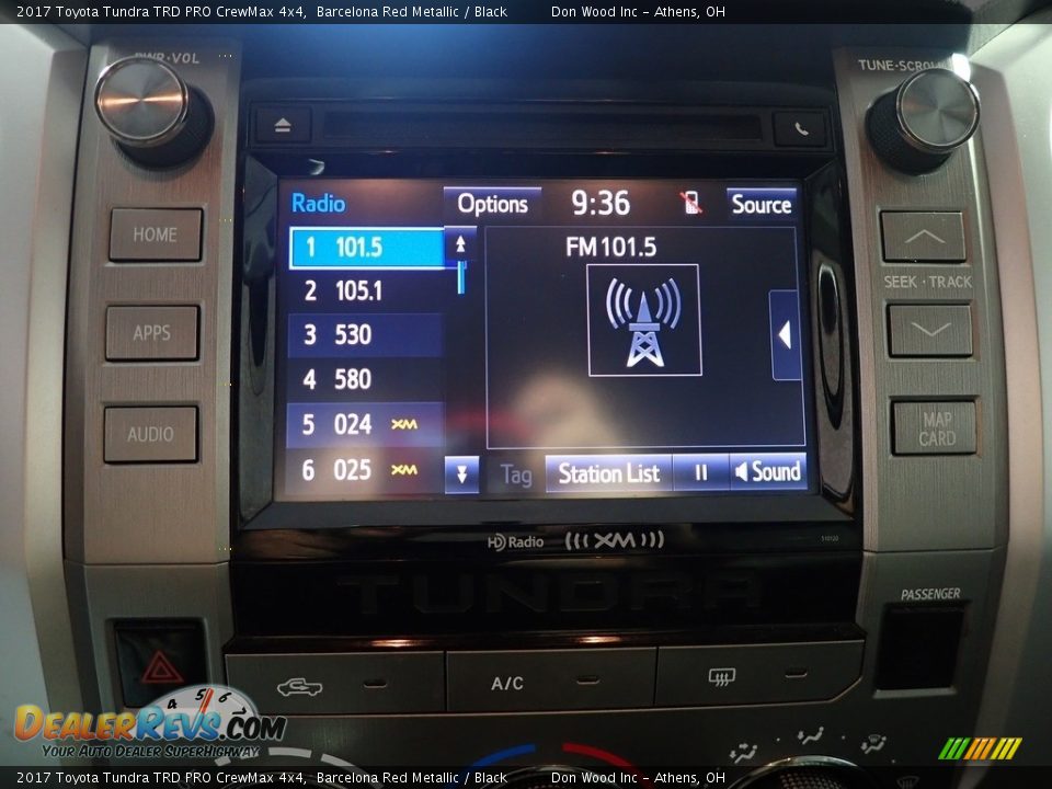 2017 Toyota Tundra TRD PRO CrewMax 4x4 Barcelona Red Metallic / Black Photo #26