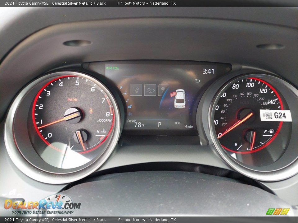 2021 Toyota Camry XSE Celestial Silver Metallic / Black Photo #24