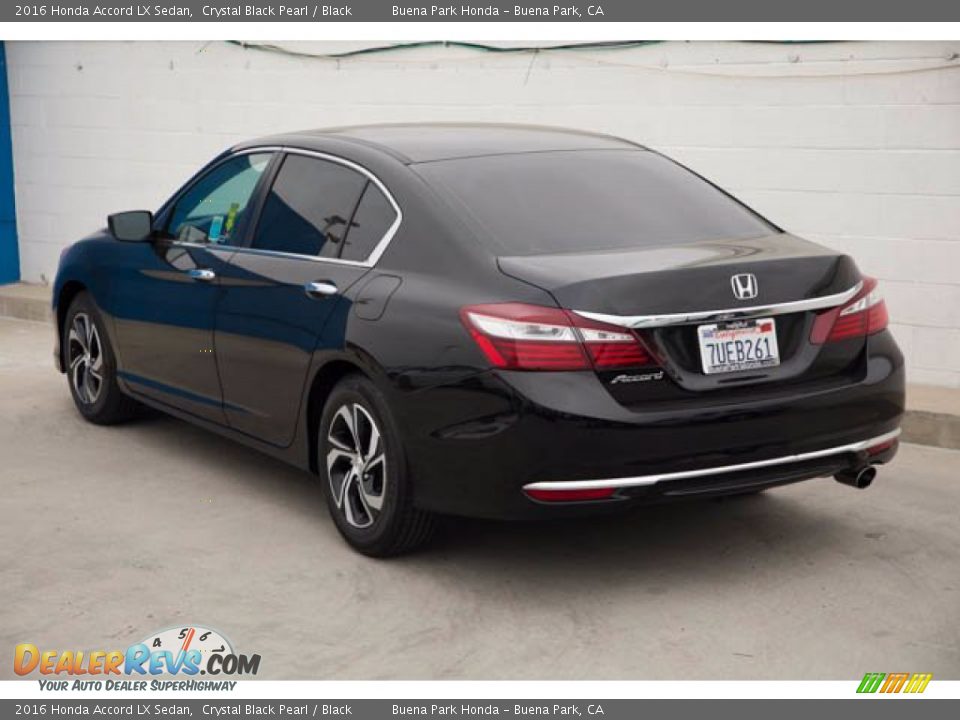 2016 Honda Accord LX Sedan Crystal Black Pearl / Black Photo #2