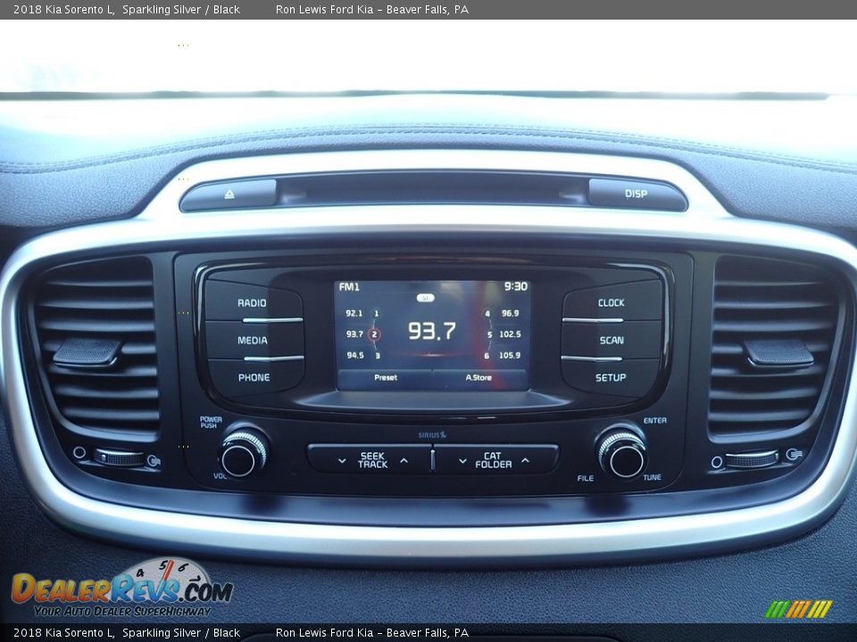 2018 Kia Sorento L Sparkling Silver / Black Photo #20