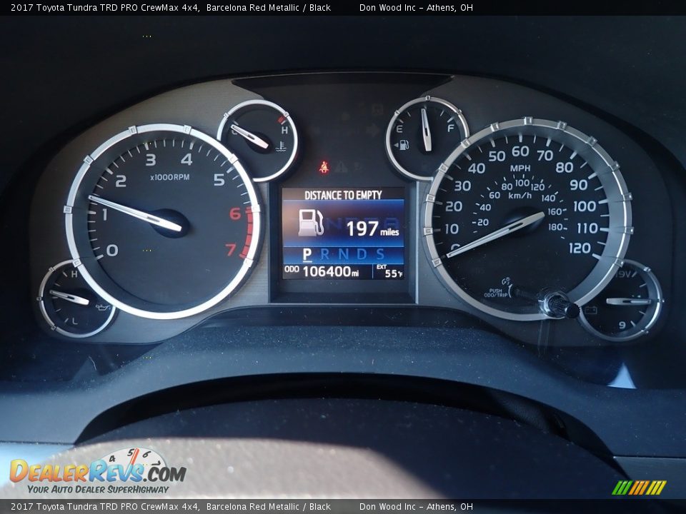 2017 Toyota Tundra TRD PRO CrewMax 4x4 Barcelona Red Metallic / Black Photo #28