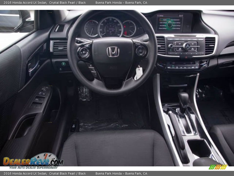 2016 Honda Accord LX Sedan Crystal Black Pearl / Black Photo #5