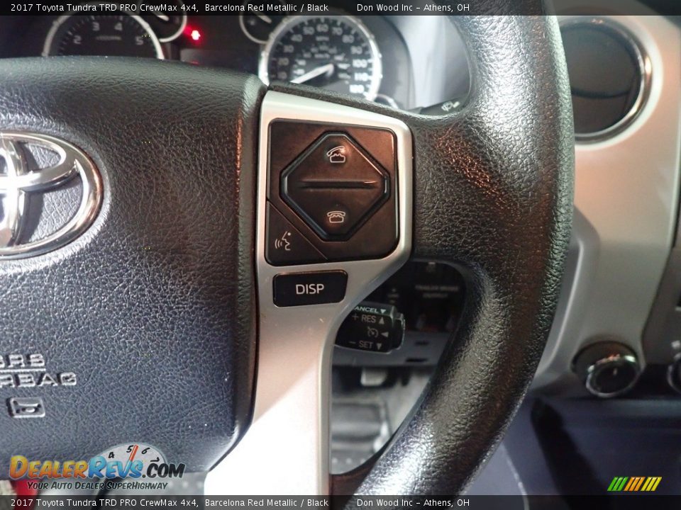 2017 Toyota Tundra TRD PRO CrewMax 4x4 Barcelona Red Metallic / Black Photo #30