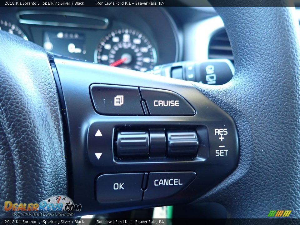 2018 Kia Sorento L Sparkling Silver / Black Photo #23