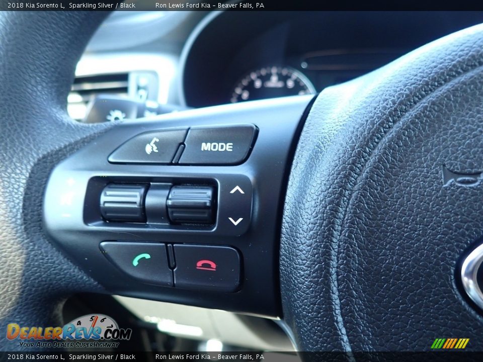 2018 Kia Sorento L Sparkling Silver / Black Photo #24