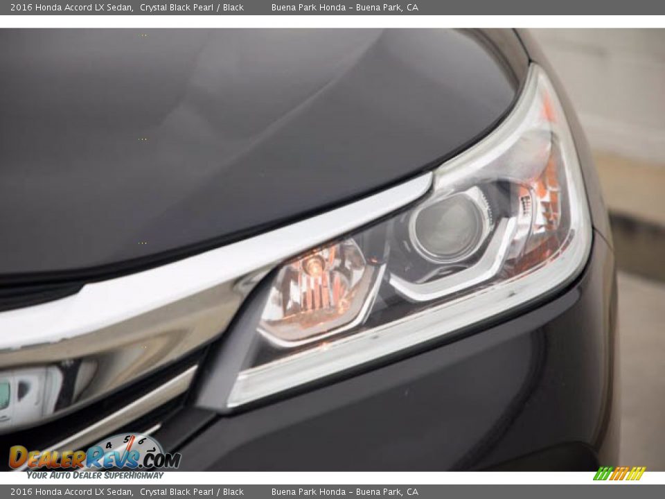 2016 Honda Accord LX Sedan Crystal Black Pearl / Black Photo #9