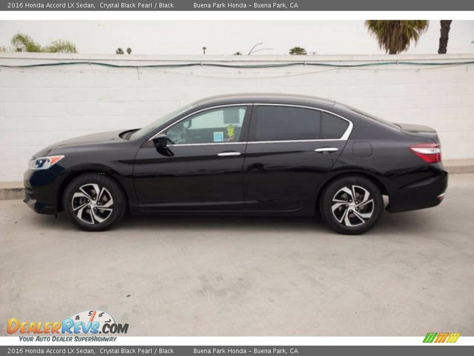 2016 Honda Accord LX Sedan Crystal Black Pearl / Black Photo #10