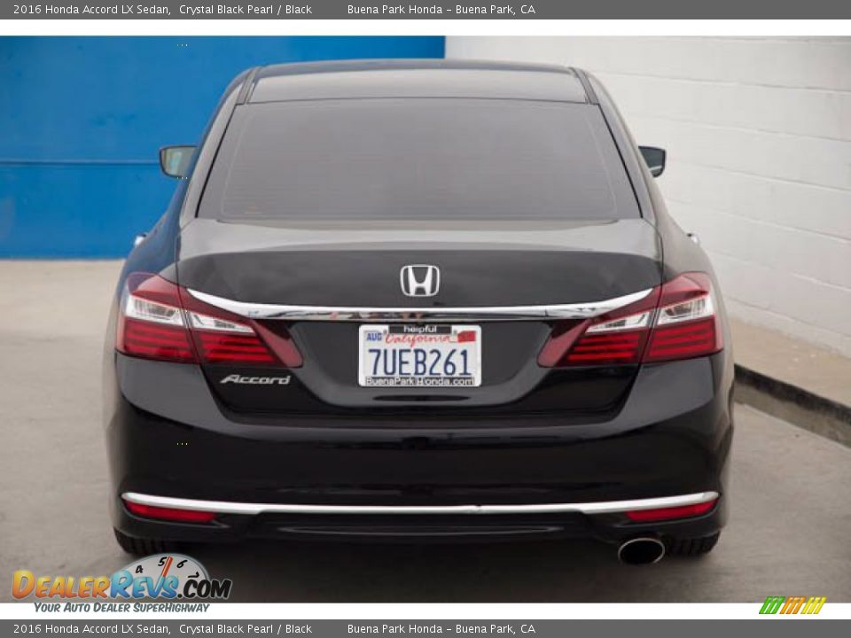 2016 Honda Accord LX Sedan Crystal Black Pearl / Black Photo #11