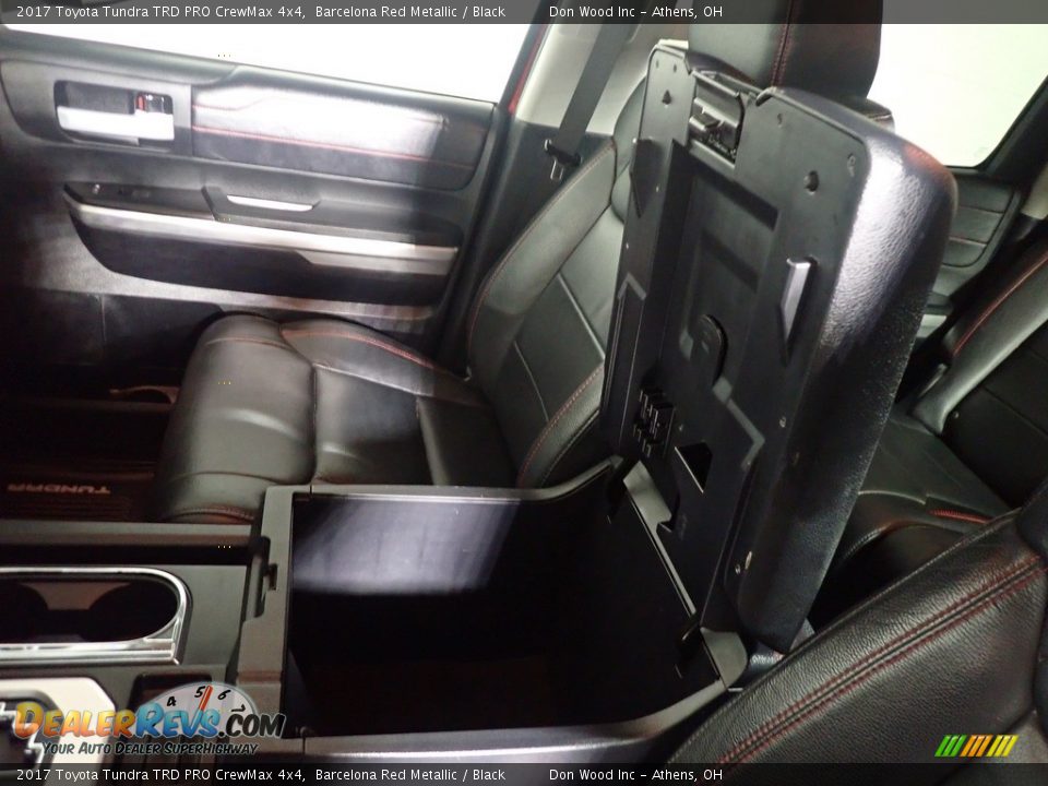 2017 Toyota Tundra TRD PRO CrewMax 4x4 Barcelona Red Metallic / Black Photo #35