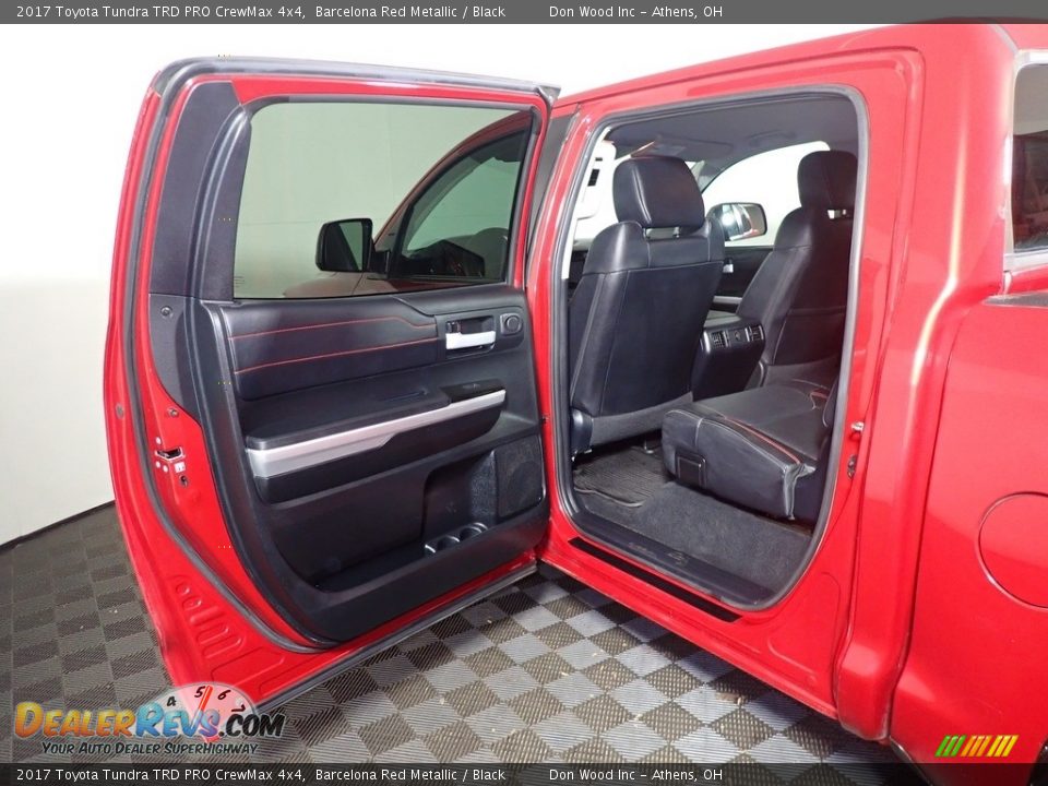 2017 Toyota Tundra TRD PRO CrewMax 4x4 Barcelona Red Metallic / Black Photo #36