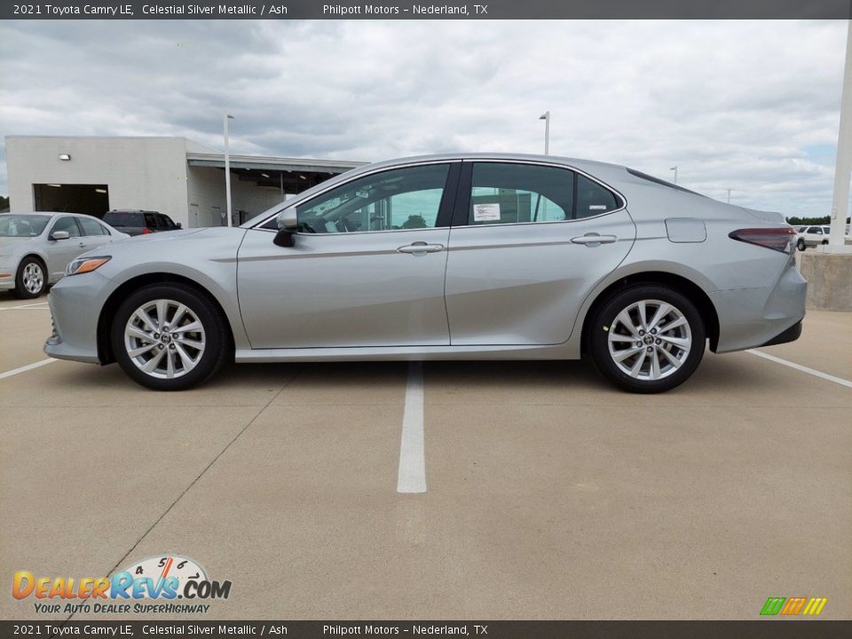 2021 Toyota Camry LE Celestial Silver Metallic / Ash Photo #7