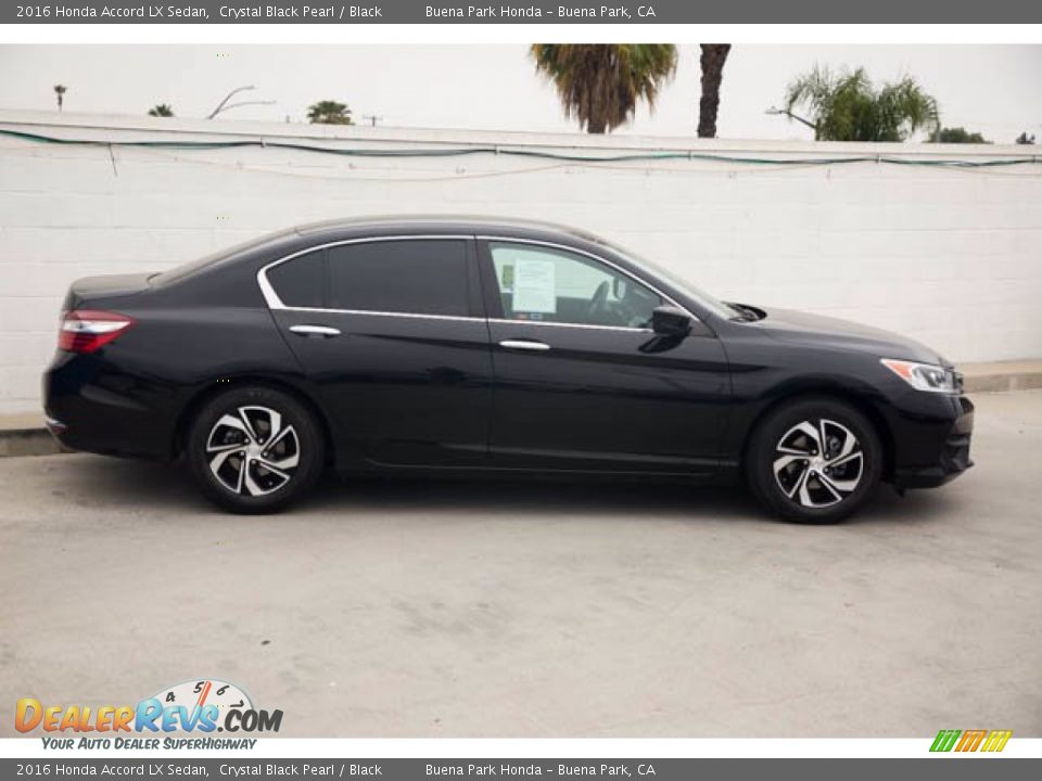 2016 Honda Accord LX Sedan Crystal Black Pearl / Black Photo #14