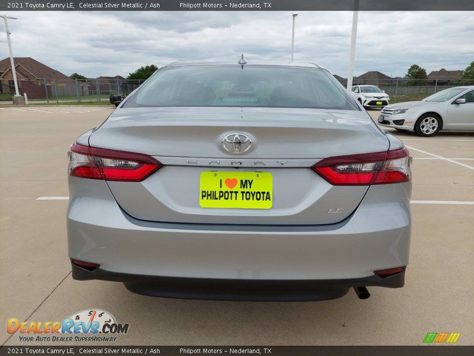 2021 Toyota Camry LE Celestial Silver Metallic / Ash Photo #8