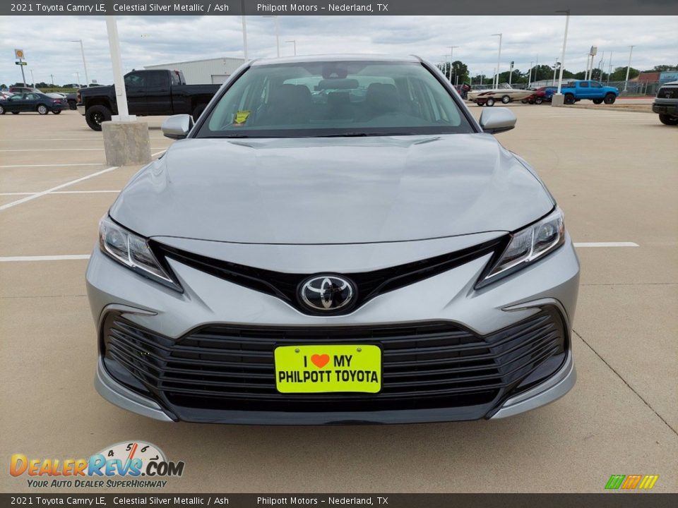 2021 Toyota Camry LE Celestial Silver Metallic / Ash Photo #9