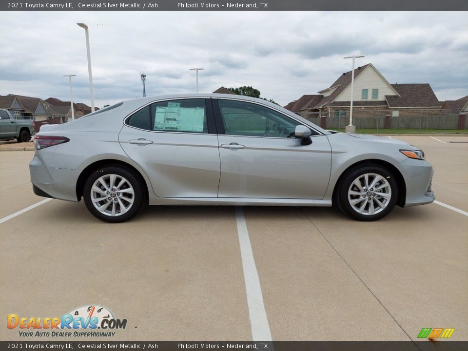 2021 Toyota Camry LE Celestial Silver Metallic / Ash Photo #12