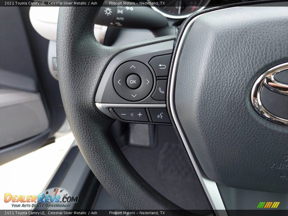 2021 Toyota Camry LE Celestial Silver Metallic / Ash Photo #16