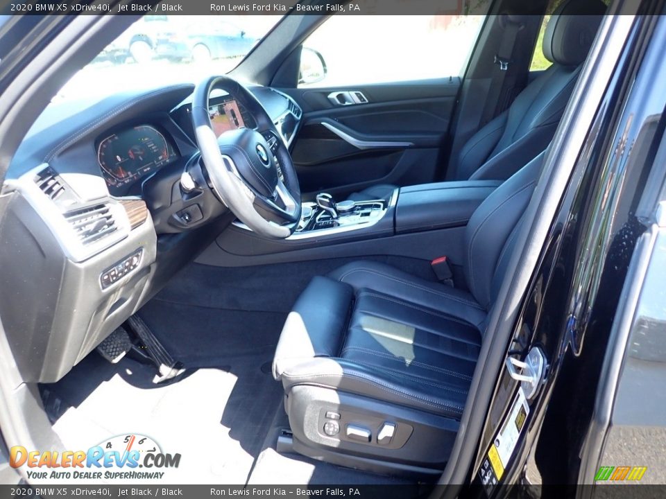 2020 BMW X5 xDrive40i Jet Black / Black Photo #16