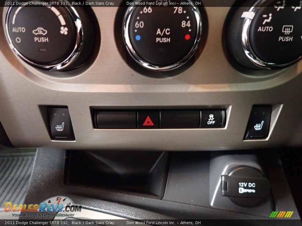 2011 Dodge Challenger SRT8 392 Black / Dark Slate Gray Photo #2