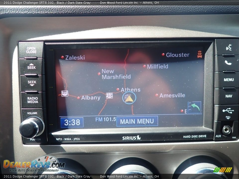 2011 Dodge Challenger SRT8 392 Black / Dark Slate Gray Photo #3