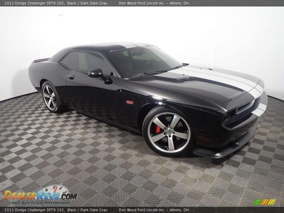 2011 Dodge Challenger SRT8 392 Black / Dark Slate Gray Photo #4