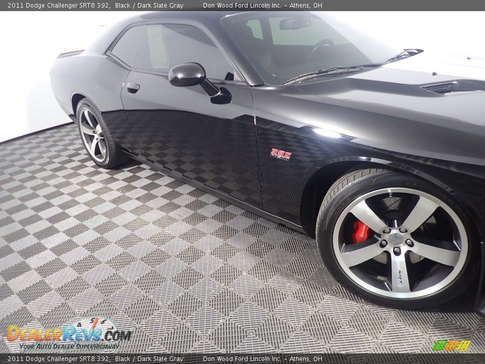 2011 Dodge Challenger SRT8 392 Black / Dark Slate Gray Photo #5