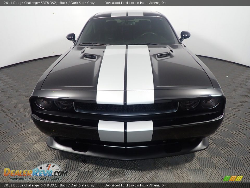2011 Dodge Challenger SRT8 392 Black / Dark Slate Gray Photo #6