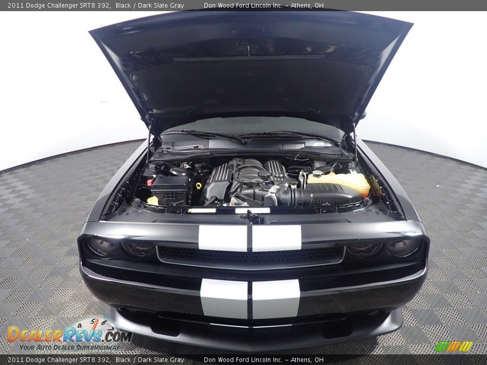 2011 Dodge Challenger SRT8 392 Black / Dark Slate Gray Photo #7