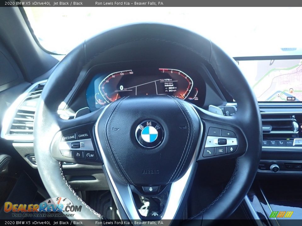 2020 BMW X5 xDrive40i Jet Black / Black Photo #25