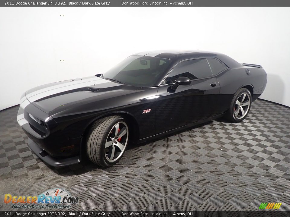 2011 Dodge Challenger SRT8 392 Black / Dark Slate Gray Photo #10