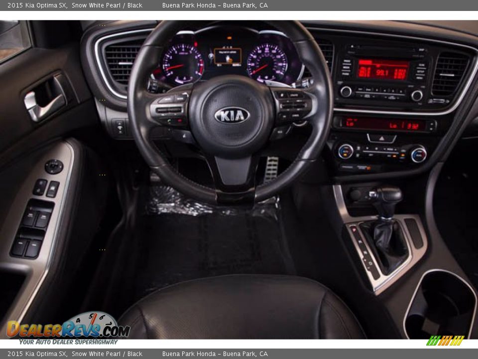 2015 Kia Optima SX Snow White Pearl / Black Photo #5