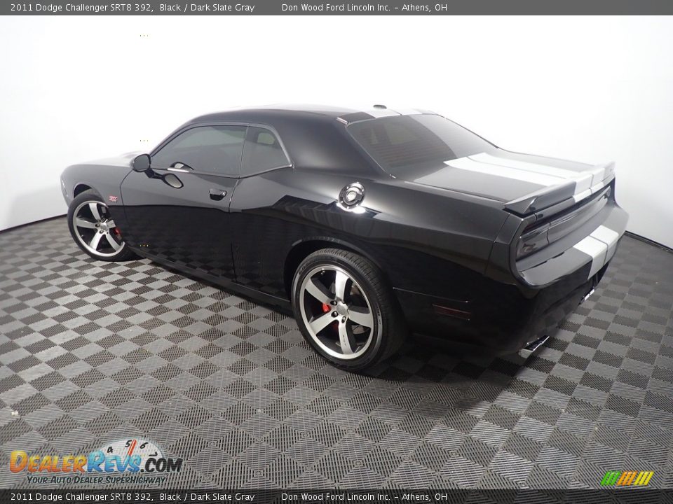 2011 Dodge Challenger SRT8 392 Black / Dark Slate Gray Photo #13