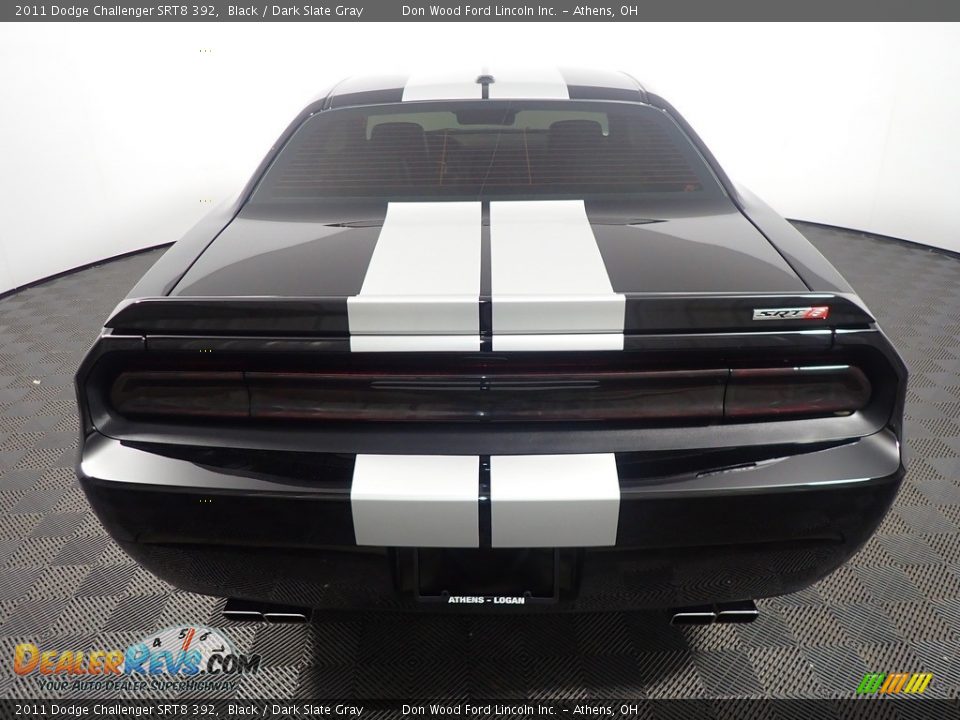2011 Dodge Challenger SRT8 392 Black / Dark Slate Gray Photo #14