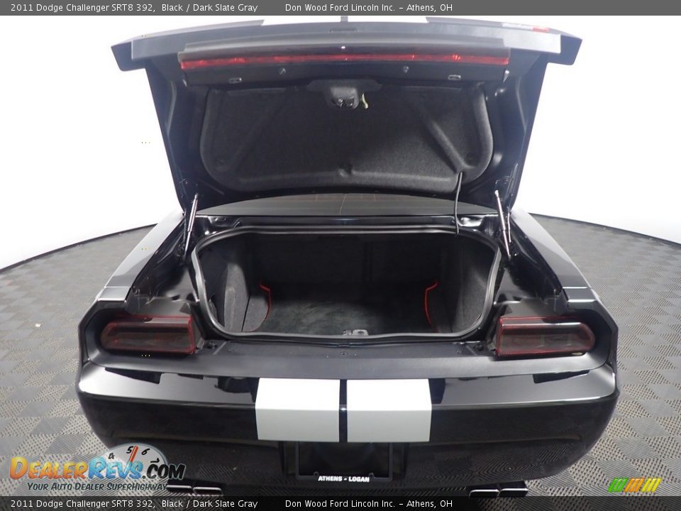 2011 Dodge Challenger SRT8 392 Black / Dark Slate Gray Photo #15