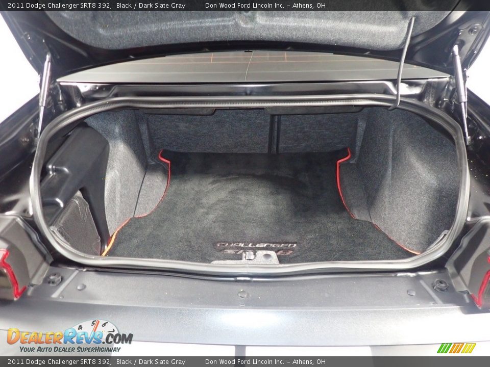 2011 Dodge Challenger SRT8 392 Black / Dark Slate Gray Photo #16