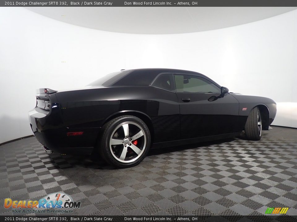 2011 Dodge Challenger SRT8 392 Black / Dark Slate Gray Photo #17