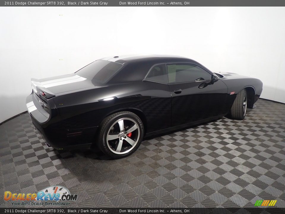 2011 Dodge Challenger SRT8 392 Black / Dark Slate Gray Photo #18