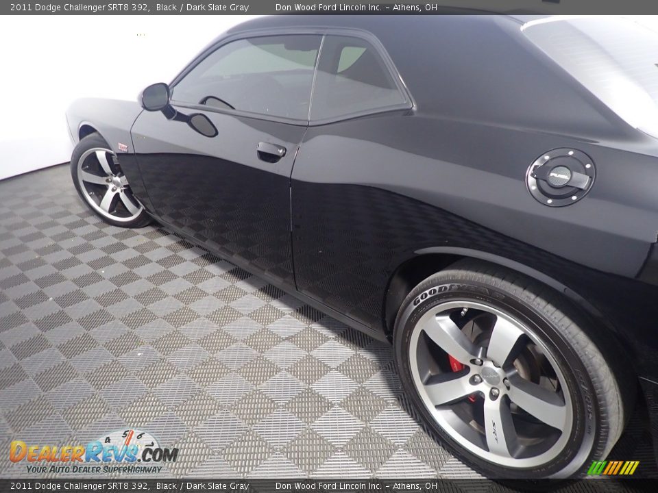 2011 Dodge Challenger SRT8 392 Black / Dark Slate Gray Photo #19