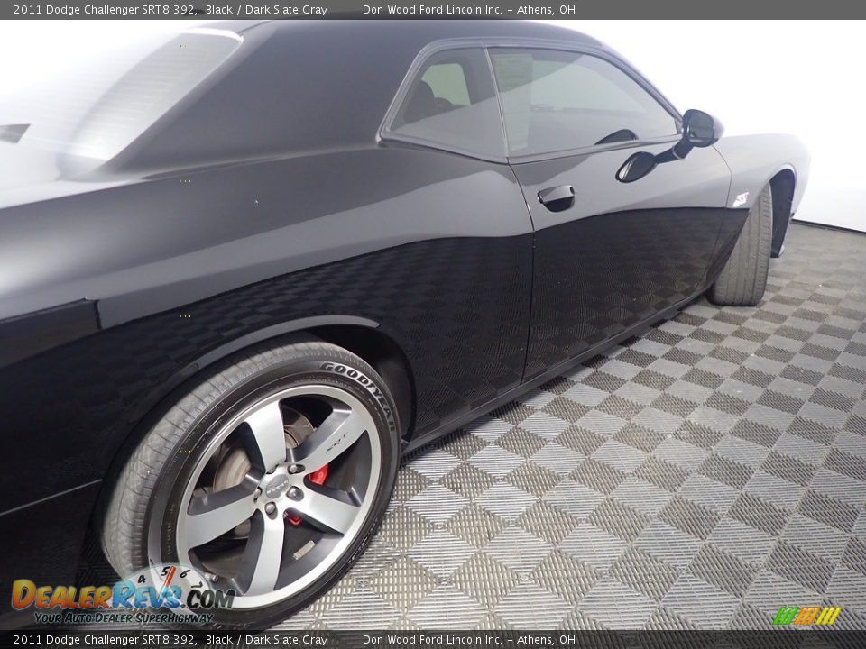 2011 Dodge Challenger SRT8 392 Black / Dark Slate Gray Photo #20