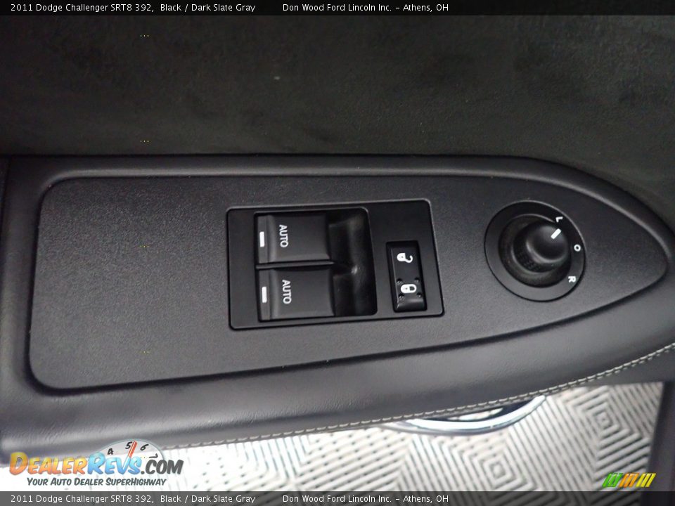 2011 Dodge Challenger SRT8 392 Black / Dark Slate Gray Photo #22