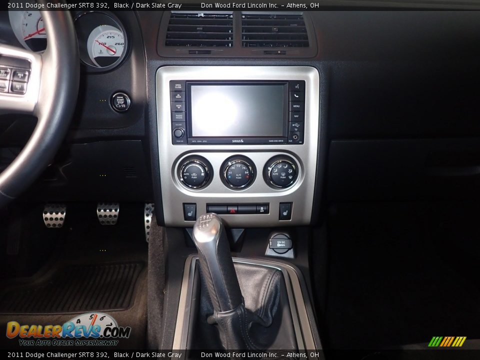 2011 Dodge Challenger SRT8 392 Black / Dark Slate Gray Photo #26