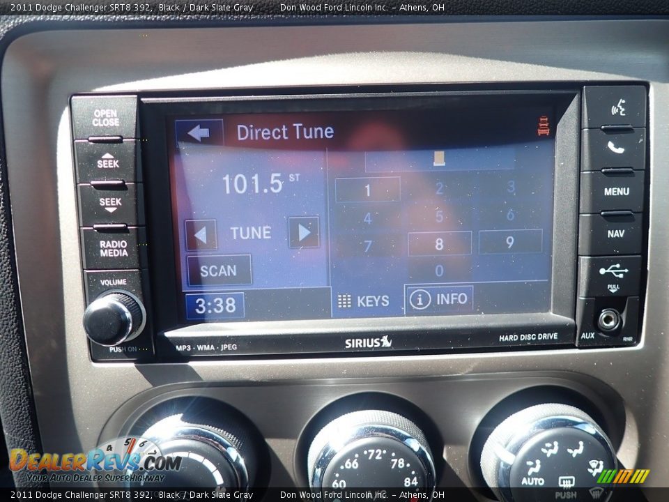 2011 Dodge Challenger SRT8 392 Black / Dark Slate Gray Photo #27