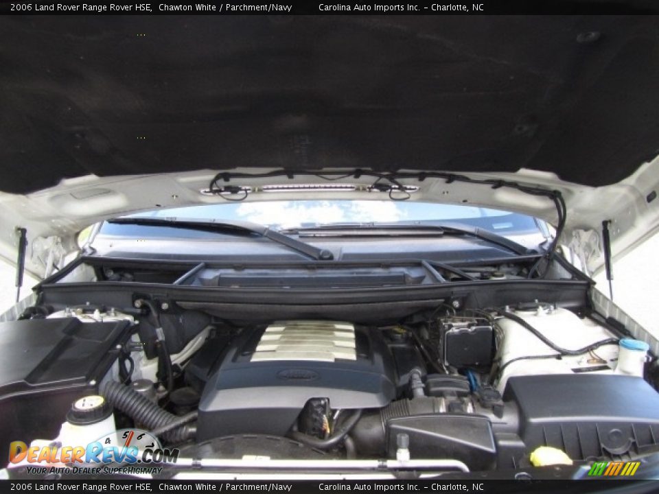 2006 Land Rover Range Rover HSE Chawton White / Parchment/Navy Photo #26