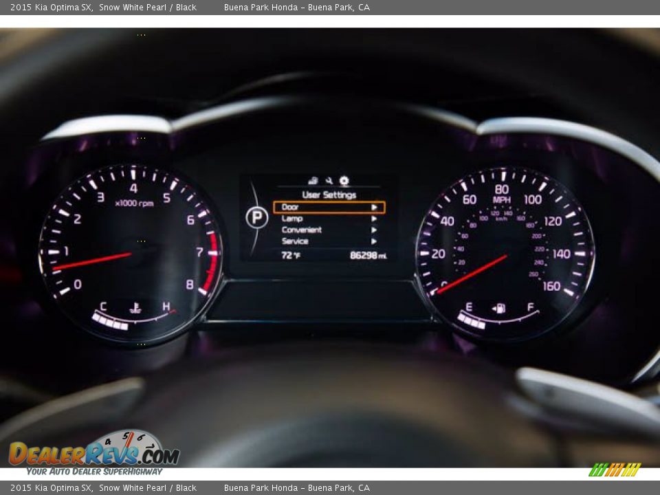 2015 Kia Optima SX Gauges Photo #26