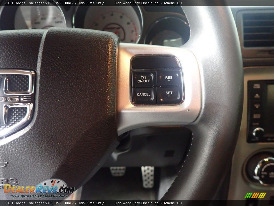 2011 Dodge Challenger SRT8 392 Black / Dark Slate Gray Photo #31