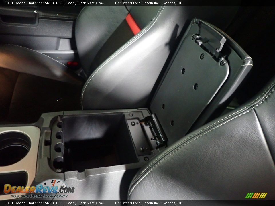 2011 Dodge Challenger SRT8 392 Black / Dark Slate Gray Photo #34
