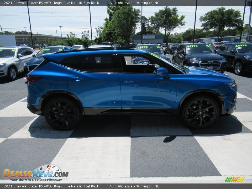 2021 Chevrolet Blazer RS AWD Bright Blue Metallic / Jet Black Photo #3